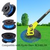 Dcszgzw 3 PCS String Trimmer Replacement Spool Line,Compatible with Ryobi