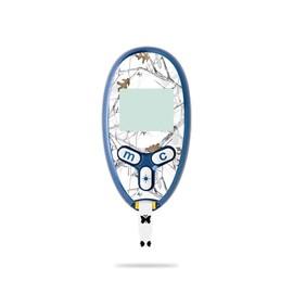 MightySkins Skin Compatible with Abbott Freestyle Lite - Conceal Snow | Protective, Durable, and Unique Vinyl Decal wrap Cover | Easy to Apply, Remove, and Change Styles | Made in The USA