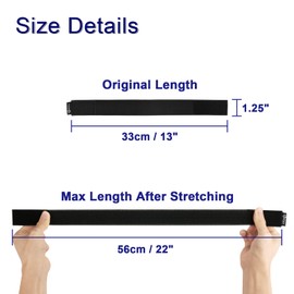 CM Cosmos 2 Pcs Bike Bicycle Cycling Elastic Ankle Straps Band Adjustable Pants Fastening Belt Boot Blousing Straps Ankle Safety Bind for Riding Climbing Fishing Outdoor Sports Activities
