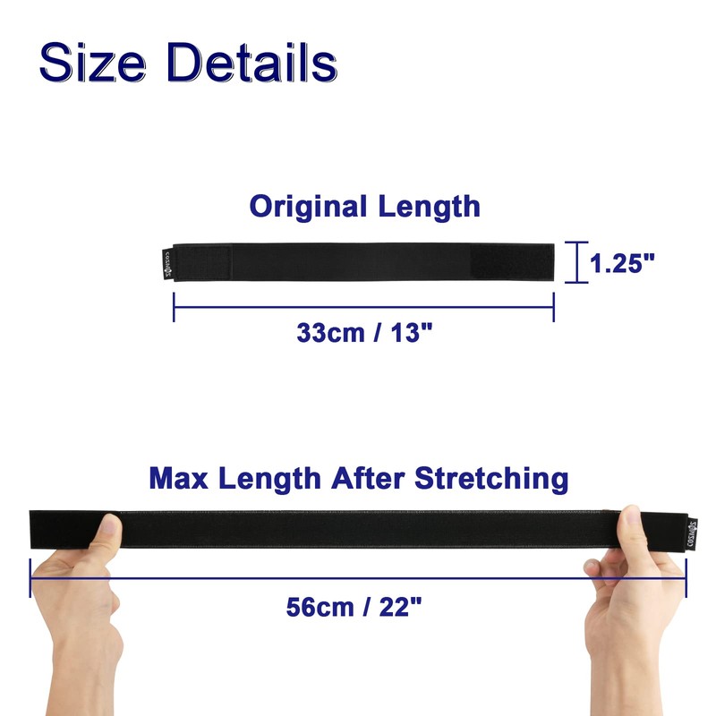 CM Cosmos 2 Pcs Bike Bicycle Cycling Elastic Ankle Straps