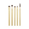 ECOTOOLS, Precious Metals Brightening Eye Brush Set, Kit de Brochas