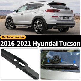 Replacement for Hyundai Tucson 2016 2017 2018 2019 2020 2021 Rear Windshield Wiper Blade and Arm Assembly-Car Back window wiper Arm Blade Complete Set