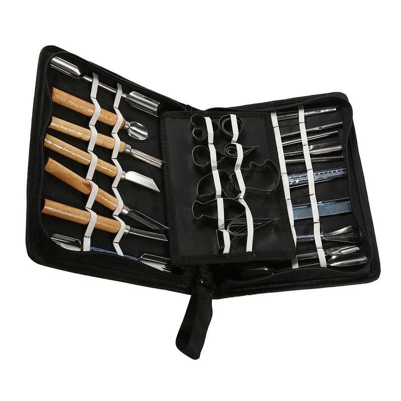 1 Set 46Pcs Carving Tools Kit Portable Vegetable Fruit Food