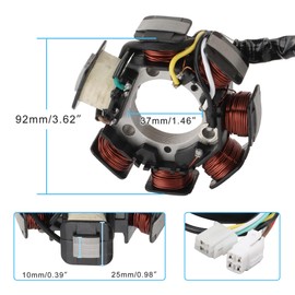 STATOOK Magneto Stator 7 Coil Compatible with TTR125 TT-R125 2003-2017 5HP-85510-00 5HP-H5510-00