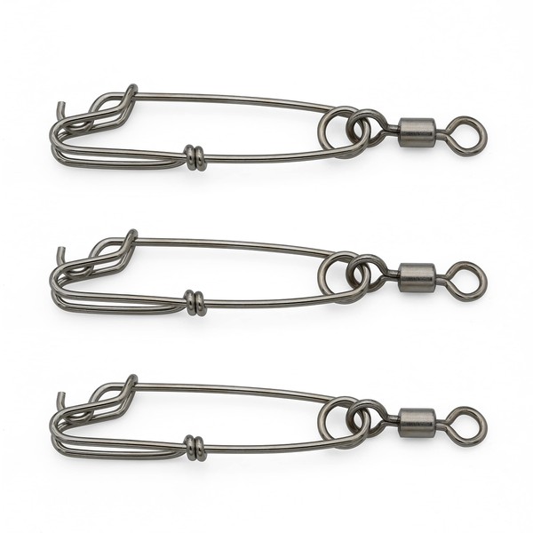 BLUEWING 2pcs Quick High Strength Long Line Clip with Barrel