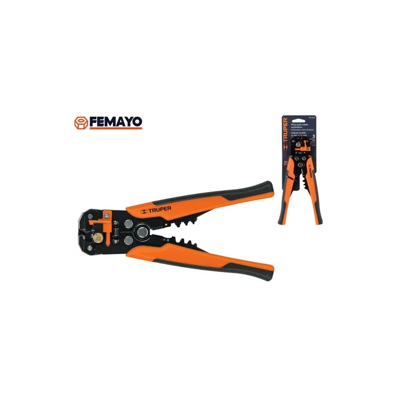 Pinza Pelacables De 8 Automatica Truper 17360 22 A 10