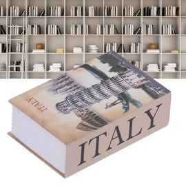 Book-shaped Safe with Secret Combination, Portable Safe with Code Lock, Secret Safe, Piggy Bank for Jewellery, Money, 18 x 11.6 x 5.5 cm