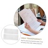 TEHAUX 100pcs Clear Plastic Laminating Sheets Protection Film High Transparency