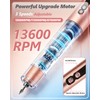 Electric Nail Drill for Acrylic Nails, 13600 RPM Cordless Nail