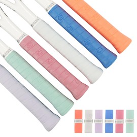 Senston Tennis Badminton Grip Tape Anti-Slip Super Absorbent Grip Pattern Design (6 Pack)