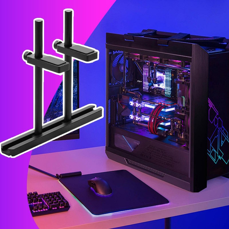 Graphics Card Support Bracket | GPU Stand Support,Space-Saving Vertical Mount