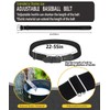 Thaplay Baseball/Softball Belt 2 Packs -Ajustable Size Uniform Belt for