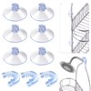Tondiamo 6 Pieces Bathroom Shower Caddy Connectors Shower Caddie Easy