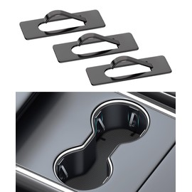 SCUARI Car Cup Holder Insert,Car Accessories Cars Cup Holder Position Limiter,Holds Drinks Securely on Cup Holders for Cars,Cups Holders Position Limiter with Adhesive,Fits Most Vehicle(3PCS)