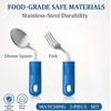 Adaptive Utensils, HOMOMSAE Weighted Special Supplies Spoon Fork Set with