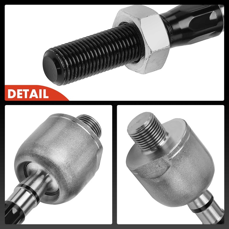 A-Premium 2 x Front Inner Tie Rod Ends, Compatible with