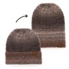 C.C Eco Friendly Recycled Winter Chunky Stretchy Knit Beanie Cap