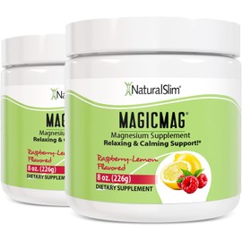 NaturalSlim- “Magicmag Pure Magnesium Citrate Powder Estrés, Estreñimiento, Músculos, Salud del Corazón, y Suppo del Sueño