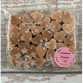 Waxys high scented eco soy Gingerbread vegan friendly 30 mini herat wax melts