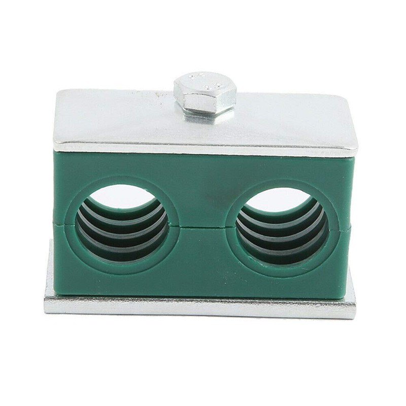 Hydraulic Pipe Clamp 2PCS Plastic Pipe Clamps Twin/Double Standard Metric