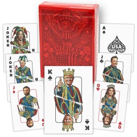 American Royalty Made in USA Trump Playing Cards - Casino Grade Cardstock with Linen Finish - Poker Size