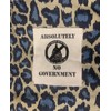 Absolutely No Government DIY Patch- Punk Crust Leftover Crack  Anti Racist