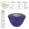Pudding Basin and Lid Pack of 3 Plastic Pudding Basins