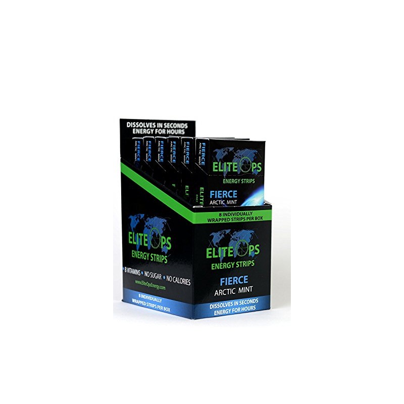 Elite Ops Energy Strips Fierce Arctic Mint (48 Servings)