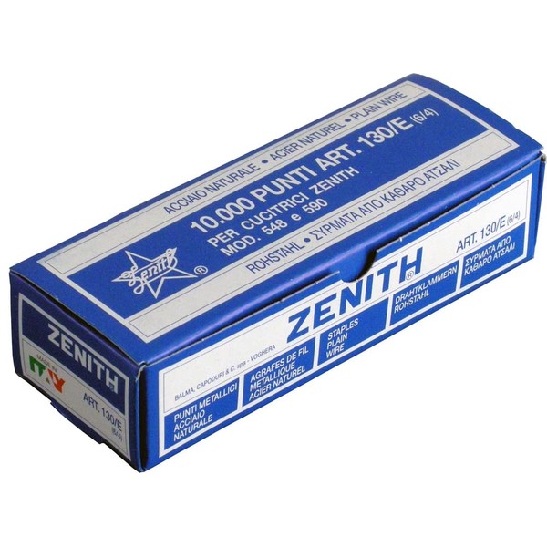 ZENITH Staples 130 E 6 4, made of steel, content