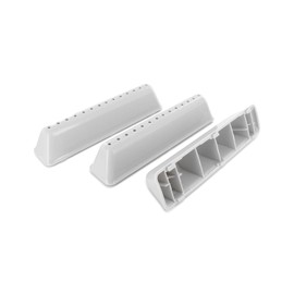 DL-pro 3x Drum Ribs 240 x 55 x 50 mm for Bauknecht Whirlpool Ignis 480111104175 Indesit Hotpoint C00310980 Robust Driving Rib Set with 14 Holes for Washing Machine Washing Drum WA WAK AWO WWDC