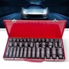 maXpeedingrods 35 PCS Bolt Nut Extractor Set, 1/2" Drive Impact