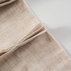 DriftAway Pinch Pleat Linen Blend Semi Sheer Solid Farmhouse and