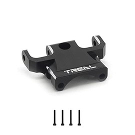 TREAL SCX24 Rear Upper Links Mount Alu#7075 for Axial SCX24 Deadbolt C10 Gladiator Bronco (Black)