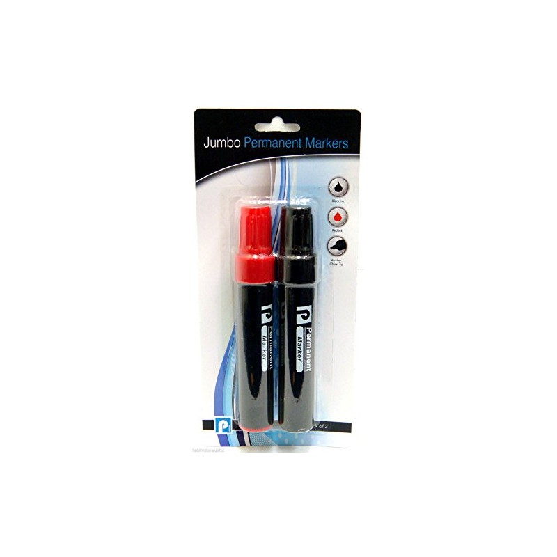 Pennine Jumbo Permanent Markers (Pack of 2)