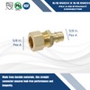 2 Pieces XFITTING 1/2" Pex A x 5/8" OD Compression