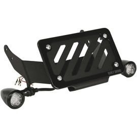 Burly Brand B13-3000TFB Slash Cut Turn Signal and License Plate Kit for Rebel