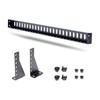 StarTech.com 1U Rack Mountable Cable Lacing Bar w/Adjustable Depth, Cable