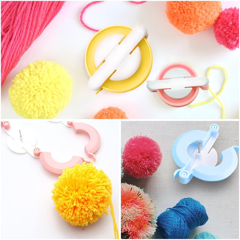 Pom Pom Maker Yarn Pom Pom Maker Set of 4