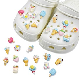 Pack of 14 Shoe Charms, for Crocs Badge Glitter, Shoe Charms, Shoe Charms, Shoe Pin Set Pins, Shoe Charms, for Charms Glitter, for Crocs Badges, PVC Shoe Charm