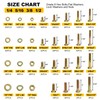 1000PCS Grade 8 Bolt Assortment Kit, Heavy Duty Bolts and