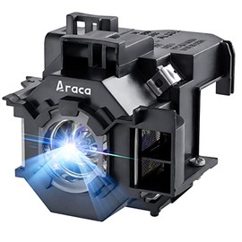 Araca ELPLP41 /V13H010L41 Replacement Projector Lamp with Housing for Epson H283A H284A EMP-S5 EX70 EMP-X5 EX30 EX21 PowerLite S5 S6 77c Projector Lamp Bulb