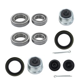 Thomletha 2 Set Trailer Bearing Kit L44649/L44610 L68149/L68111 and 171255TB Compatible with 1-3/8 3500 LB Boat Trailer Axle