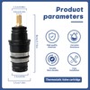 98282000 Temperature Control Unit with Brass Shaft and Advanced Electroplated