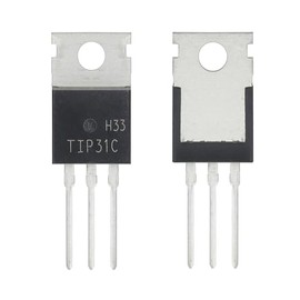 TIP31C TIP31 Transistor de Potencia NPN de Silicio 3A 100V Transistores Darlington de 3 Amperios 100 Voltios TO-220 (Paquete de 20 piezas)