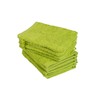 Pack of 10 Wash Mitts, 15 x 21 cm, 100% Cotton