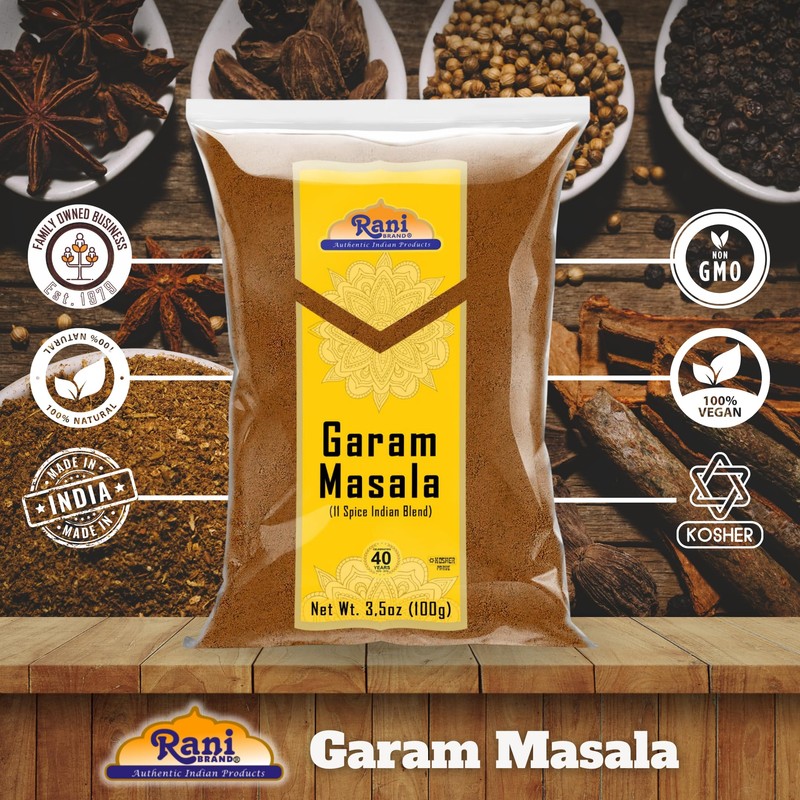 Rani Garam Masala Indian 11-Spice Blend 3.5oz (100g) ~ All