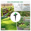 M METERXITY 15-Pack Drip Irrigation Emitters Sprayers, Drippers on 5"/13mm