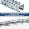 CNQLIS 2 PCS Strut Channel Connector Extend Bracket, U Shaped