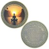 Upon Awakening Challenge Coin Sobriety Chip AA Recovery and Motivation