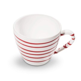 GMUNDNER KERAMIK Gourmet Coffee Cup Capacity 0.2 Litres Flamed Red Crockery Handmade in Austria